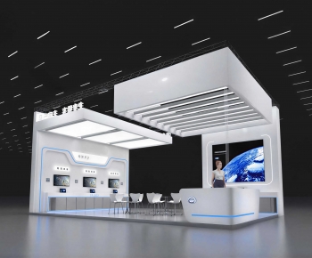 Modern Exhibition Hall-ID:829401972