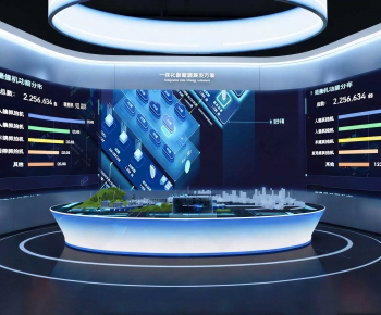 Modern Exhibition Hall-ID:735240059