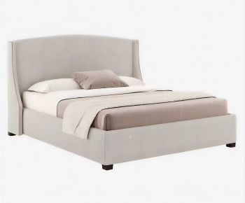 Modern Double Bed-ID:356532107