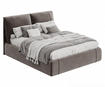 Modern Double Bed-ID:408071045
