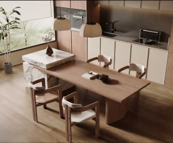 Modern Dining Table And Chairs-ID:201601985