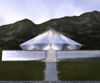 Modern Building Appearance-ID:178591978