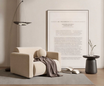 Modern Single Sofa-ID:345454932