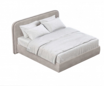 Modern Double Bed-ID:710654976