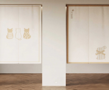 Modern Door Curtain-ID:880135064