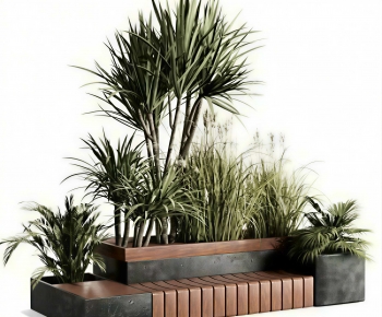 Modern Potted Green Plant-ID:512578969