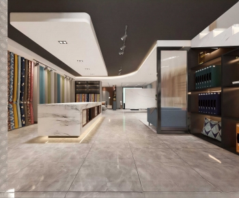 Modern Exhibition Hall-ID:215883978