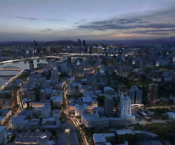Modern Architectural Bird's-eye View Planning-ID:291455034