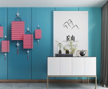 Modern Entrance Cabinet-ID:258574016