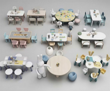 Modern Children's Table/chair-ID:695116041