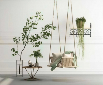 Modern Potted Green Plant-ID:239654067