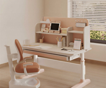 Modern Computer Desk And Chair-ID:708188067