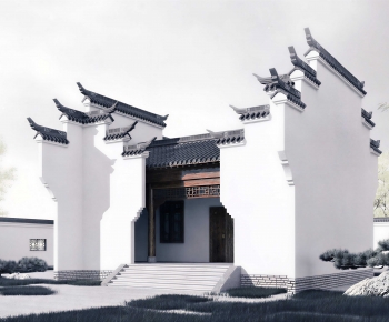 New Chinese Style Building Component-ID:370979365