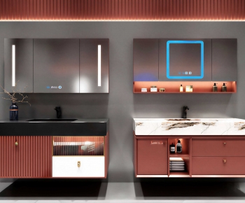 Modern Bathroom Cabinet-ID:927027946