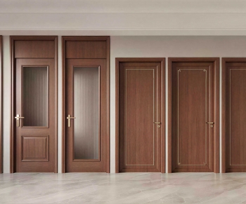 New Chinese Style Single Door-ID:122276077
