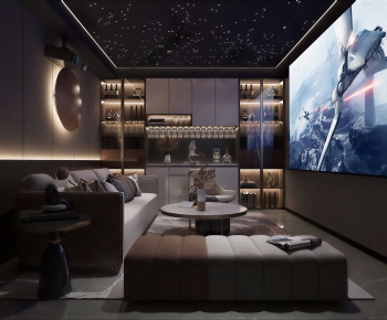 Modern Audiovisual Room-ID:417660954