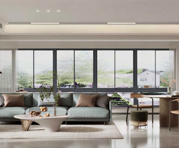 Modern A Living Room-ID:406598096