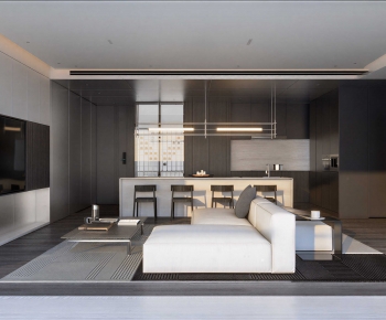 Modern A Living Room-ID:884547002