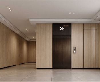 Modern Office Elevator Hall-ID:156583072