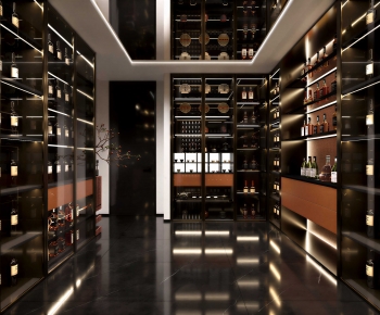 Modern Wine Cellar/Wine Tasting Room-ID:524092914