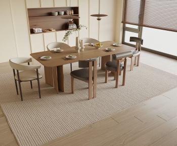 Modern Dining Table And Chairs-ID:736843116