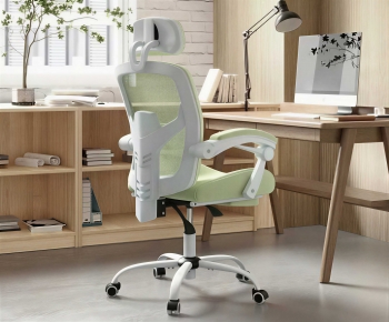 Modern Computer Desk And Chair-ID:351123093