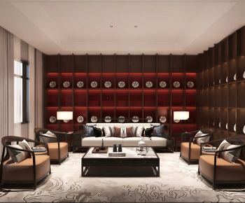 New Chinese Style A Living Room-ID:201572902