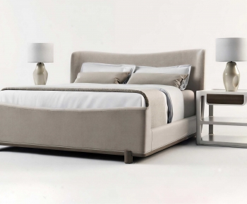 Modern Double Bed-ID:972865101