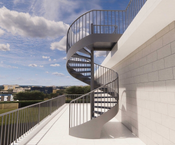 Modern Rotating Staircase-ID:205791953