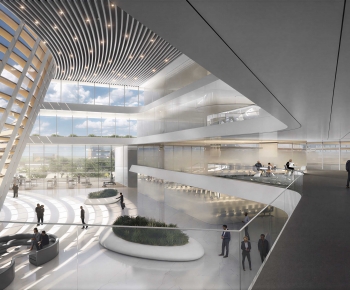 Modern Office Reception Desk-ID:516834027