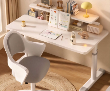 Modern Computer Desk And Chair-ID:717645882