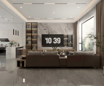 Modern A Living Room-ID:440495977