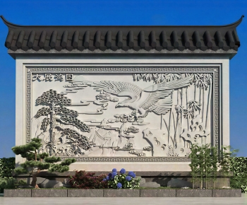 Chinese Style Landscape Wall-ID:174807078