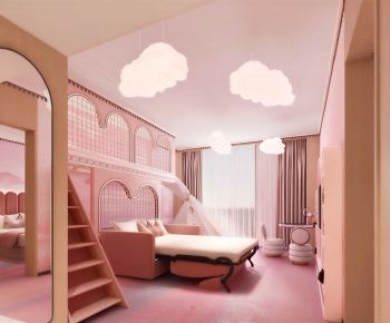 Nordic Style Girl's Room Daughter's Room-ID:734230046