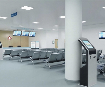 Modern Hospital Hall-ID:329909098