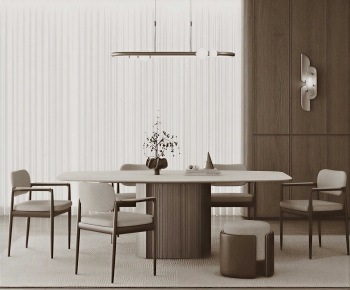 Modern Dining Table And Chairs-ID:365187882