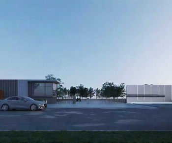 Modern School Building-ID:374757054