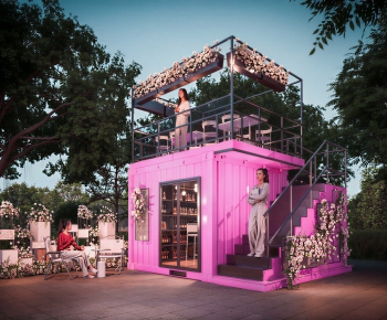Modern Building Appearance-ID:512089014