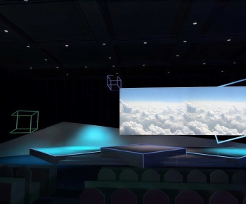 Modern Exhibition Hall-ID:254915956
