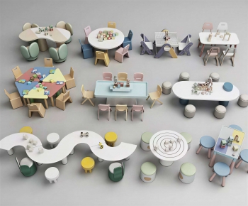 Modern Children's Table/chair-ID:515611261