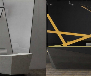Modern Reception Desk-ID:865721941