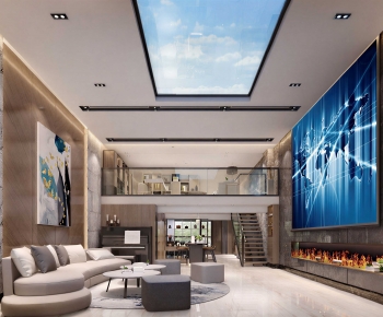 Modern A Living Room-ID:312151915