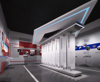 Modern Exhibition Hall-ID:838838109