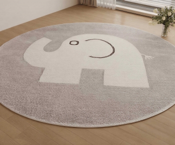 Modern Circular Carpet-ID:315737013
