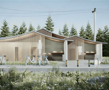 New Chinese Style Public Building-ID:854898938
