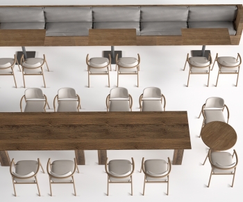 Modern Dining Table And Chairs-ID:581917057