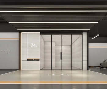 Modern Underground Parking Lot-ID:759079933