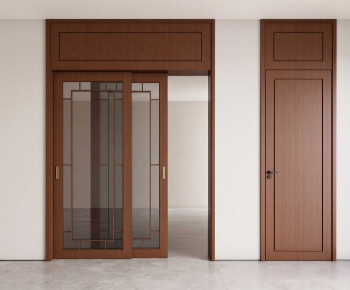 New Chinese Style Single Door-ID:155545957