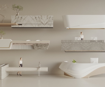 Modern Reception Desk-ID:638547908