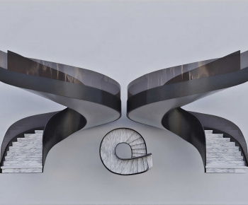 Modern Rotating Staircase-ID:965507988